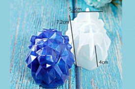 Molde silicona resina leon facetado (1).jpg